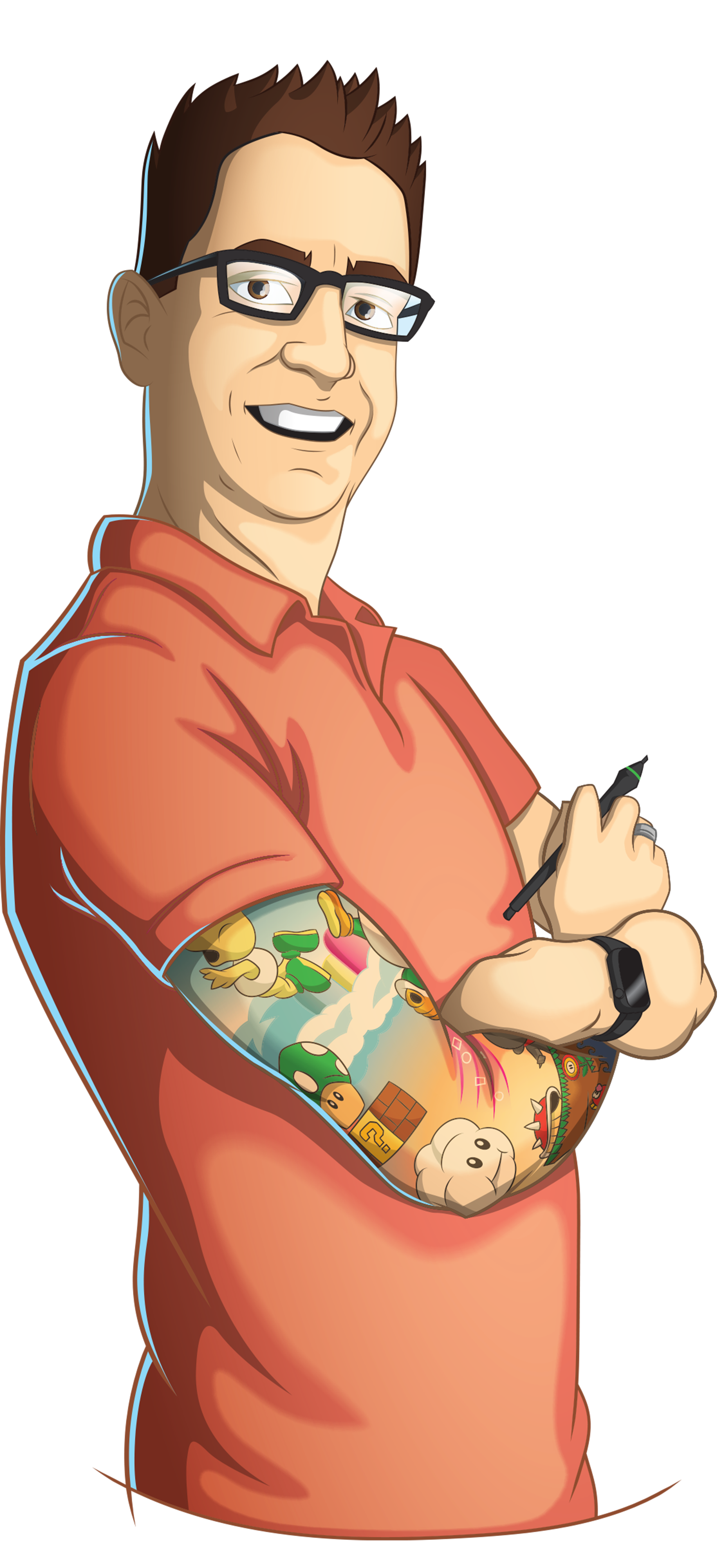 NDSnyder Mascot Character Illustration